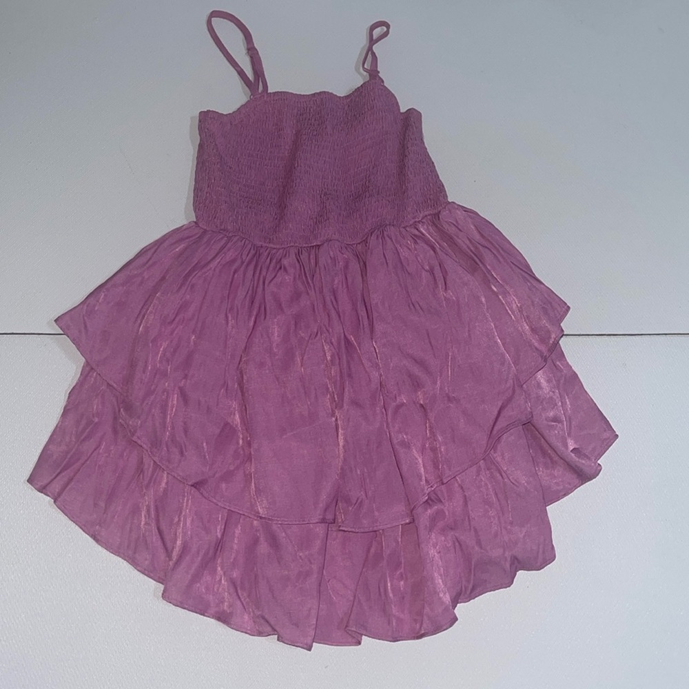Idem Ditto Delilah Ruffle Flowy Mini Dress | S
